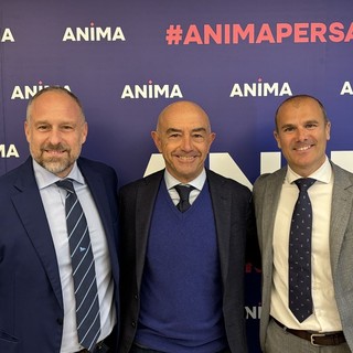 Da sinistra: Sergio Tommasini, il candidato sindaco Alessandro Mager e Alessandro Sindoni