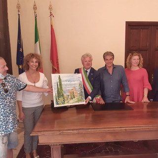 Ventimiglia: terminato ieri il raduno 'en plen air' dei pittori dell'associazione Liguria-Russia-Sanremo-Nice Cote d'Azur