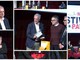 Sanremo: Walter Veltroni e Beppe Carletti premiati ieri dal sindaco al 'Festival della Parola' al Casinò (Foto)