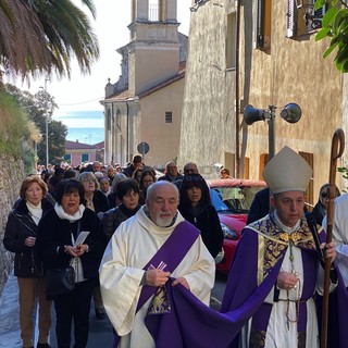 La processione del 7 marzo scorso