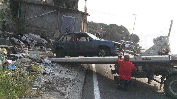 I lavori per la pulizia della discarica I lavori per la pulizia della discarica