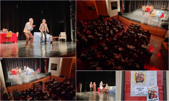 &quot;Pasta, amore e polizia&quot;: sold out per lo spettacolo benefico al teatro comunale di Ventimiglia (Foto e video)