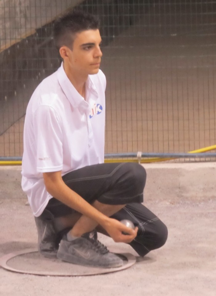 Petanque: Diego Rizzi si è laureato campione italiano nella categoria Under 18