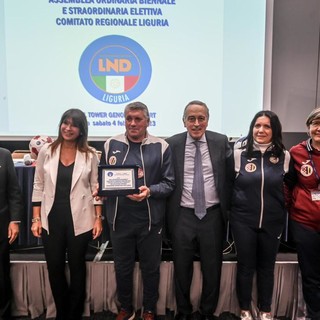 Assemblea Lnd Liguria, la Polisportiva Vallecrosia Academy riceve la Coppa Disciplina (Foto)