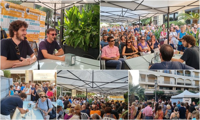 Bordighera Book Festival, tutti pazzi per l'attore Pierpaolo Spollon (Foto e video)