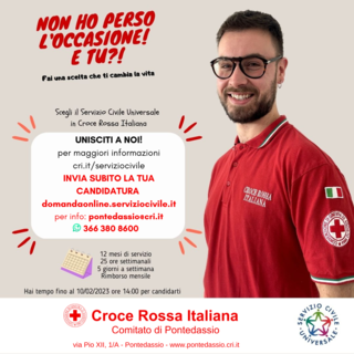 Servizio Civile in Croce Rossa a Pontedassio, auguri e prospettive per l’anno futuro Servizio Civile in Croce Rossa a Pontedassio, auguri e prospettive per l’anno futuro