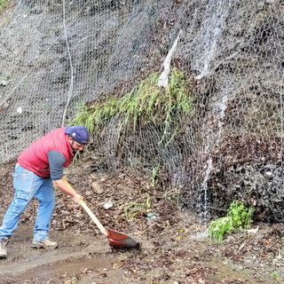 Un'altra frana nell'immediato entroterra: smottamento di terreno sulla Provinciale 55 tra Sanremo e Ceriana