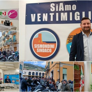 Ventimiglia, Sismondini inaugura il point: "Risolveremo i problemi che da troppi anni attanagliano la città" (Foto e video)