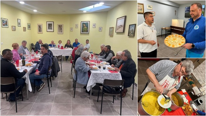 Vallecrosia, combattere la solitudine: la parrocchia di San Rocco propone il pranzo della domenica (Foto)
