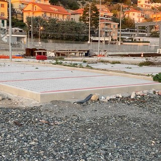 Ventimiglia, parcheggio nell'ex area della ferrovia. Scullino: "Il cantiere è in ritardo, il responsabile è Di Muro" (Foto)