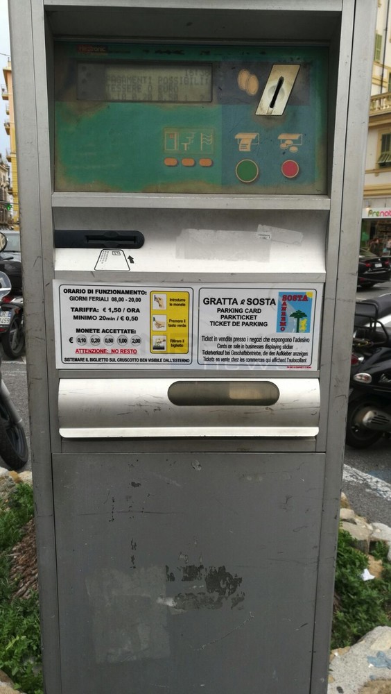 Sanremo: finanziati e affidati i lavori per la manutenzione ordinaria dei parcometri Sanremo: finanziati e affidati i lavori per la manutenzione ordinaria dei parcometri