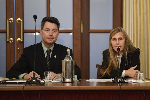 Sanremo: presentato oggi al Casinò il libro di Alberto Guglielmi Manzoni sulla Villa Nobel (Foto)