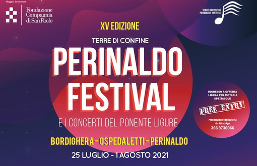 Dal 25 luglio al 1° agosto torna il 'Perinaldo Festival': la 15a edizione nel nome del rilancio culturale del territorio Dal 25 luglio al 1° agosto torna il 'Perinaldo Festival': la 15a edizione nel nome del rilancio culturale del territorio