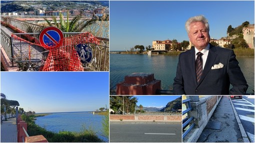 Ventimiglia, Scullino: "Nei primi 100 giorni di mandato farò partire il cantiere della passerella" (Foto e video)