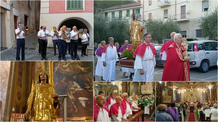 San Lorenzo, Vallebona festeggia il santo patrono con messa e processione (Foto e video)