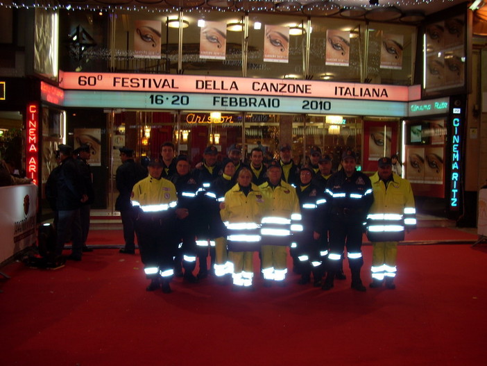 Sanremo: anche la Protezione Civile per la sicurezza del 'Red Carpet' dell'Ariston