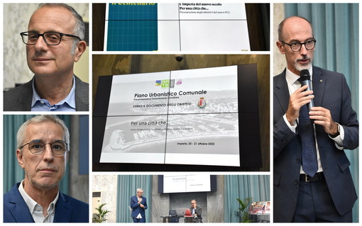 Imperia: presentato il nuovo Piano Urbanistico, il Sindaco Scajola "La città cresce e serve una architettura d'insieme" (Foto e Video)