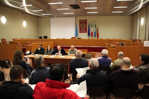 Le immagini dalla sala consiliare del Comune di Ventimiglia