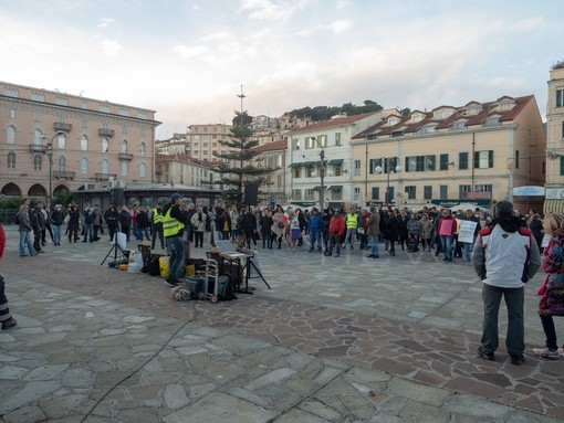 Una delle ultime proteste dei 'No Green Pass'