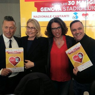 La Partita del Cuore a Genova sarà dedicata a Fabrizio Frizzi: si gioca il 30 maggio al 'Ferraris' La Partita del Cuore a Genova sarà dedicata a Fabrizio Frizzi: si gioca il 30 maggio al 'Ferraris'