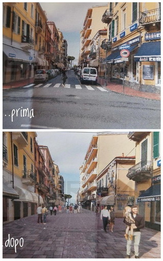 Ventimiglia: progetto di pedonalizzazione di via Ruffini e via Biamonti, aggiudicate altre tre opere (Foto)