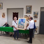 Olivetta San Michele, pittura estemporanea: Giuliano Arras conquista il Premio Acquisto Farmacia Igea a Muriaglio (Foto)