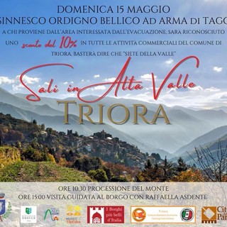 Bomba day a Taggia e Riva Ligure: da Triora arriva l'invito &quot;Sali in Alta Valle, sconto del 10% in tutte le attività&quot;