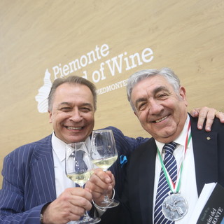 Giovanni Negro insieme con l'assessore Paolo Bongioanni