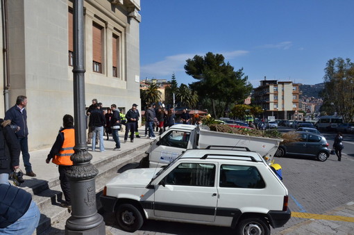 Una delle tante immagini di una protesta dei dipendenti della TraDeCo.