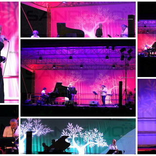 Bordighera: ieri sera grande successo ai giardini Lowe per l'omaggio a Lucio Dalla con Peppe Servillo (Foto)