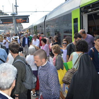 Trasporti tra Liguria e Piemonte: oggi il primo Cuneo-Ventimiglia, per Berrino e Balocco la Francia ci boicotta sul turismo (Foto e Video)