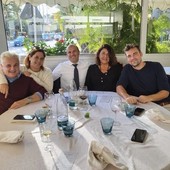 Il pranzo di Alessandro Sindoni con Mauro Menozzi, Simona Moraglia, Ester Moscato e Paolo Masselli