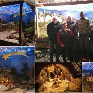 Tradizione e originalità, presepe fatto a mano abbellisce la chiesa di Vallecrosia Alta (Foto e video)