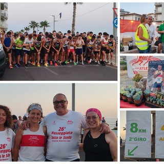 Sport e solidarietà a Vallecrosia al Mare, 354 partecipanti alla 26esima Passeggiata sotto le stelle (Foto e video)