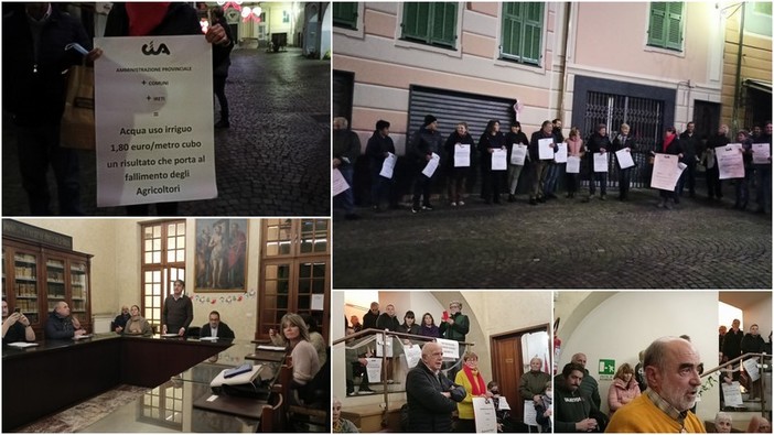 Camporosso, agricoltori protestano per tariffe irrigue esorbitanti: "500 aziende rischiano la chiusura, cerchiamo solidarietà dalla politica" (Foto e video)