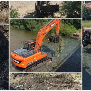 Ventimiglia: lavori sul fiume Roya, ditta al lavoro per la sicurezza del corso d'acqua e dei cittadini (Foto)