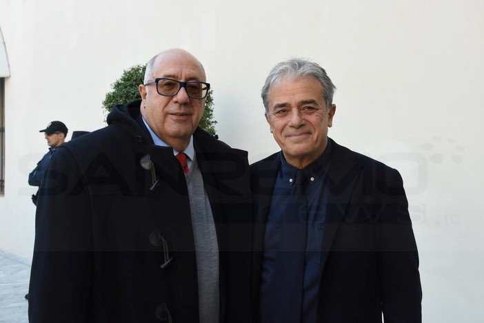 Il Direttore di Rai Uno Teodoli con l'Assessore Sarlo Il Direttore di Rai Uno Teodoli con l'Assessore Sarlo