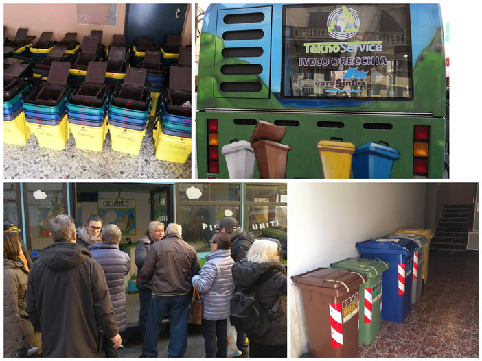 Imperia: alle 20 la prima uscita dei mastelli, in città scatta la raccolta 'porta a porta' (Foto)