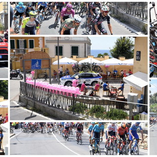Sanremo: partita la tappa del Giro d'Italia', ecco la carovana che lascia la ciclabile per l'Aurelia (Foto)