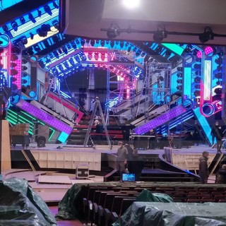 71° Festival di Sanremo: in anteprima dal Teatro Ariston le prime immagini del palco (Foto)