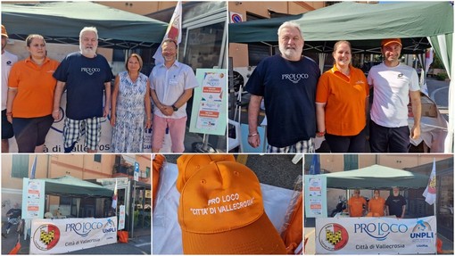 Unpli, sul solettone nord gazebo promozionale della Pro Loco Città di Vallecrosia (Foto)