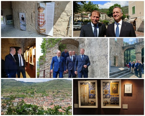 Con il Principe Alberto il Castello dei Doria ospita la mostra fotografica “500 Monaco Dolceacqua” (Foto e video) Con il Principe Alberto il Castello dei Doria ospita la mostra fotografica “500 Monaco Dolceacqua” (Foto e video)