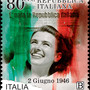 Francobollo per gli 80 anni della Repubblica Italiana Francobollo per gli 80 anni della Repubblica Italiana