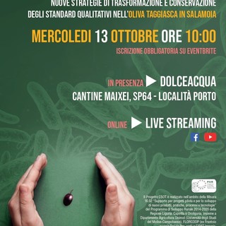 Progetto CSOT: il 13 ottobre la presentazione dei risultati in presenza a Dolceacqua e online su Facebook e Youtube
