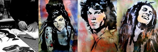 Imperia: sabato 19 al Winston Pub mostra di pittura a tema sportivo musicale dell'artista Vincenzo Staglianò
