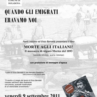 Isolabona: domani alla Loggia di piazza Martiri il libro di Paolo Veziano ed Enzo Barnabà