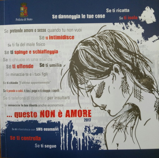 Prosegue anche a Sanremo la campagna della Polizia di Stato contro la violenza di genere 'Questo non è amore' Prosegue anche a Sanremo la campagna della Polizia di Stato contro la violenza di genere 'Questo non è amore'