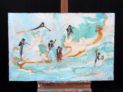 Sanremo: sino a fine mese, esposizione di quadri di Aldo Marchiol all'hotel Nazionale (foto)