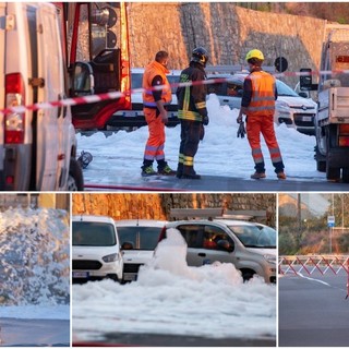 Sanremo: fuga di gas nella zona de 'La Vesca', operai al lavoro ma la strada non riaprirà prima di domattina Sanremo: fuga di gas nella zona de 'La Vesca', operai al lavoro ma la strada non riaprirà prima di domattina