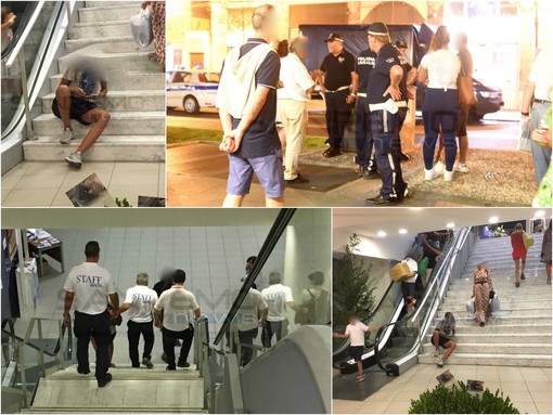 Le immagini degli attimi di tensione al Palafiori (Foto Tonino Bonomo)